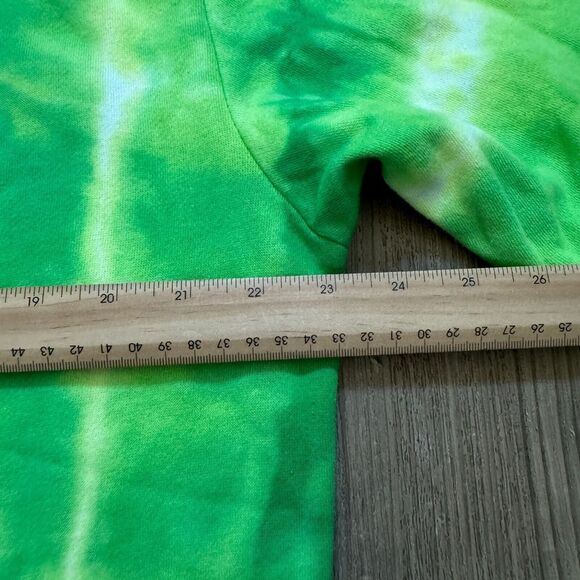 NWT J Balvin x GUESS FriendsWithYou Arcoiris Tie-Dye Hoodie Green Music Tour S - Picture 3 of 7